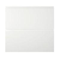 cooke lewis appleby high gloss white tower drawer front w600mm set of  ...