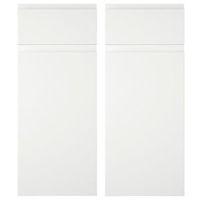Cooke & Lewis Appleby High Gloss White Corner Base Drawerline Door (W)925mm Set of 2