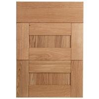 Cooke & Lewis Chesterton Solid Oak Drawer Front (W)500mm Set of 3