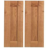 Cooke & Lewis Chesterton Solid Oak Corner Base Door (W)925mm Set of 2