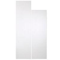 Cooke & Lewis Raffello High Gloss White Slab Tall Larder Door (W)300mm Set of 2