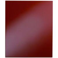 Cooke & Lewis Raffello High Gloss Red Slab Standard Door (W)600mm
