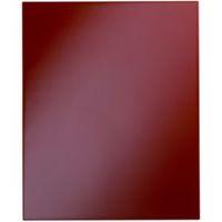 Cooke & Lewis Raffello High Gloss Red Slab Tall Single Oven Housing Door (W)600mm