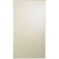 Cooke & Lewis Raffello High Gloss Cream Slab Standard Door (W)400mm