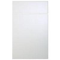 Cooke & Lewis Raffello High Gloss White Slab Drawerline Door & Drawer Front (W)450mm Set of 2