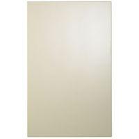 cooke lewis raffello high gloss cream slab standard door w450mm