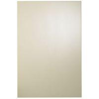 Cooke & Lewis Raffello High Gloss Cream Slab Tall Standard Door (W)600mm
