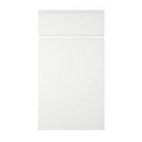 Cooke & Lewis Appleby High Gloss White Drawerline Door & Drawer Front (W)400mm Set Door & 1 Drawer Pack