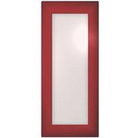 Cooke & Lewis Raffello High Gloss Red Slab Glazed Door (W)300mm
