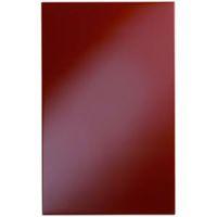 Cooke & Lewis Raffello High Gloss Red Slab Standard Door (W)450mm