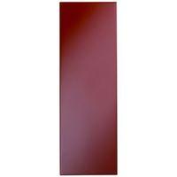 cooke lewis raffello high gloss red slab tall standard door w300mm