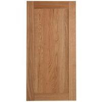 Cooke & Lewis Chesterton Solid Oak Fridge Freezer Door (W)600mm