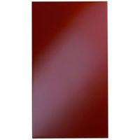 cooke lewis raffello high gloss red slab tall standard door w500mm