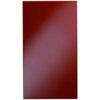 Cooke & Lewis Raffello High Gloss Red Slab Standard Door (W)400mm