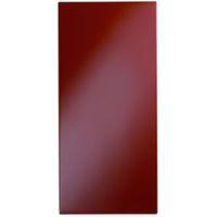 Cooke & Lewis Raffello High Gloss Red Slab Bridging Door (W)600mm