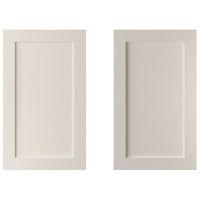 cooke lewis carisbrooke cashmere larder door w600mm set of 2