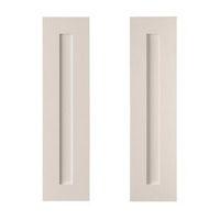 Cooke & Lewis Carisbrooke Cashmere Tall Corner Wall Door (W)625mm Set of 2