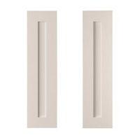 cooke lewis carisbrooke cashmere tall corner wall door w625mm set of 2