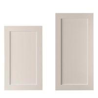 Cooke & Lewis Carisbrooke Cashmere Tall Larder Door (W)600mm Set of 2