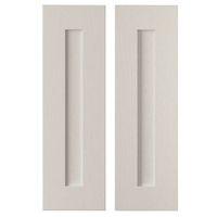 Cooke & Lewis Carisbrooke Cashmere Corner Wall Door (W)625mm Set of 2