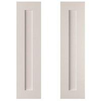 Cooke & Lewis Carisbrooke Cashmere Larder Door (W)300mm Set of 2