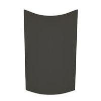 Cooke & Lewis Raffello High Gloss Anthracite Slab Base Internal Curved Door