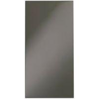 Cooke & Lewis Raffello High Gloss Anthracite Larder Door (W)300mm Set of 2