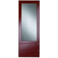 Cooke & Lewis Raffello High Gloss Red Slab Tall Dresser Door & Drawer Front (W)500mm Set of 3