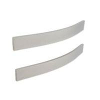 cooke lewis stainless steel effect curved cabinet handle pack of 2