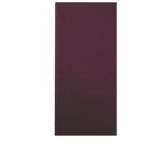 cooke lewis gloss aubergine slab aubergine contemporary wall panel