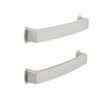 Cooke & Lewis Stainless Steel Effect Flat Cabinet Handle Pack of 2