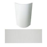Cooke & Lewis High Gloss White Curved Standard Door & Base Filler Panel Kit Set of 2