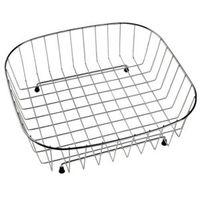 Cooke & Lewis Stainless Steel Effect Silver Basket