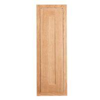 Cooke & Lewis Carisbrooke Oak Framed Tall Standard Door (W)300mm