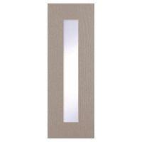 cooke lewis carisbrooke taupe glazed door w300mm