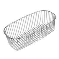 Cooke & Lewis Stainless Steel Effect Silver Bowl Basket