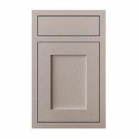 Cooke & Lewis Carisbrooke Taupe Framed Drawerline Door & Drawer Front (W)450mm Set of 2