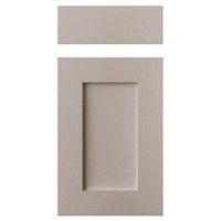 Cooke & Lewis Carisbrooke Taupe Drawerline Door & Drawer Front (W)400mm Set Door & 1 Drawer Pack