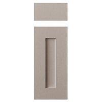 cooke lewis carisbrooke taupe drawerline door drawer front w300mm set  ...