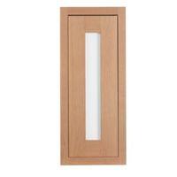 cooke lewis carisbrooke oak framed glazed door w300mm