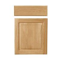 Cooke & Lewis Chesterton Solid Oak Classic Drawerline Door & Drawer Front (W)500mm Set Door & 1 Drawer Pack
