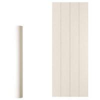 Cooke & Lewis Carisbrooke Ivory Ivory Square Tall Dresser Pilaster Kit (H)1342mm (W)115mm (D)355mm