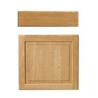 Cooke & Lewis Chesterton Solid Oak Classic Drawerline Door & Drawer Front (W)600mm Set Door & 1 Drawer Pack