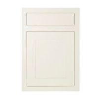 Cooke & Lewis Carisbrooke Ivory Fixed Frame Cabinet Door (W)600mm Of 1
