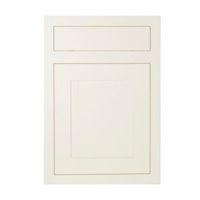 cooke lewis carisbrooke ivory fixed frame cabinet door w600mm of 1