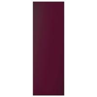 Cooke & Lewis Raffello High Gloss Aubergine Tall Standard Door (W)300mm