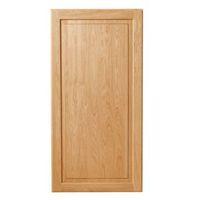 Cooke & Lewis Chesterton Solid Oak Classic Fridge Freezer Door (W)600mm