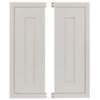 Cooke & Lewis Woburn Framed Corner Wall Door (H)720 (W)625 mm Set of 2