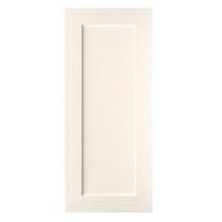 Cooke & Lewis Carisbrooke Ivory Framed Tall Fridge Freezer Door (W)600mm