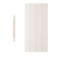 cooke lewis carisbrooke ivory ivory square wall pilaster kit h760mm w1 ...